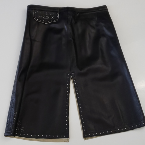Mayle Genuine Couture leather skirt - Picture 7 of 8